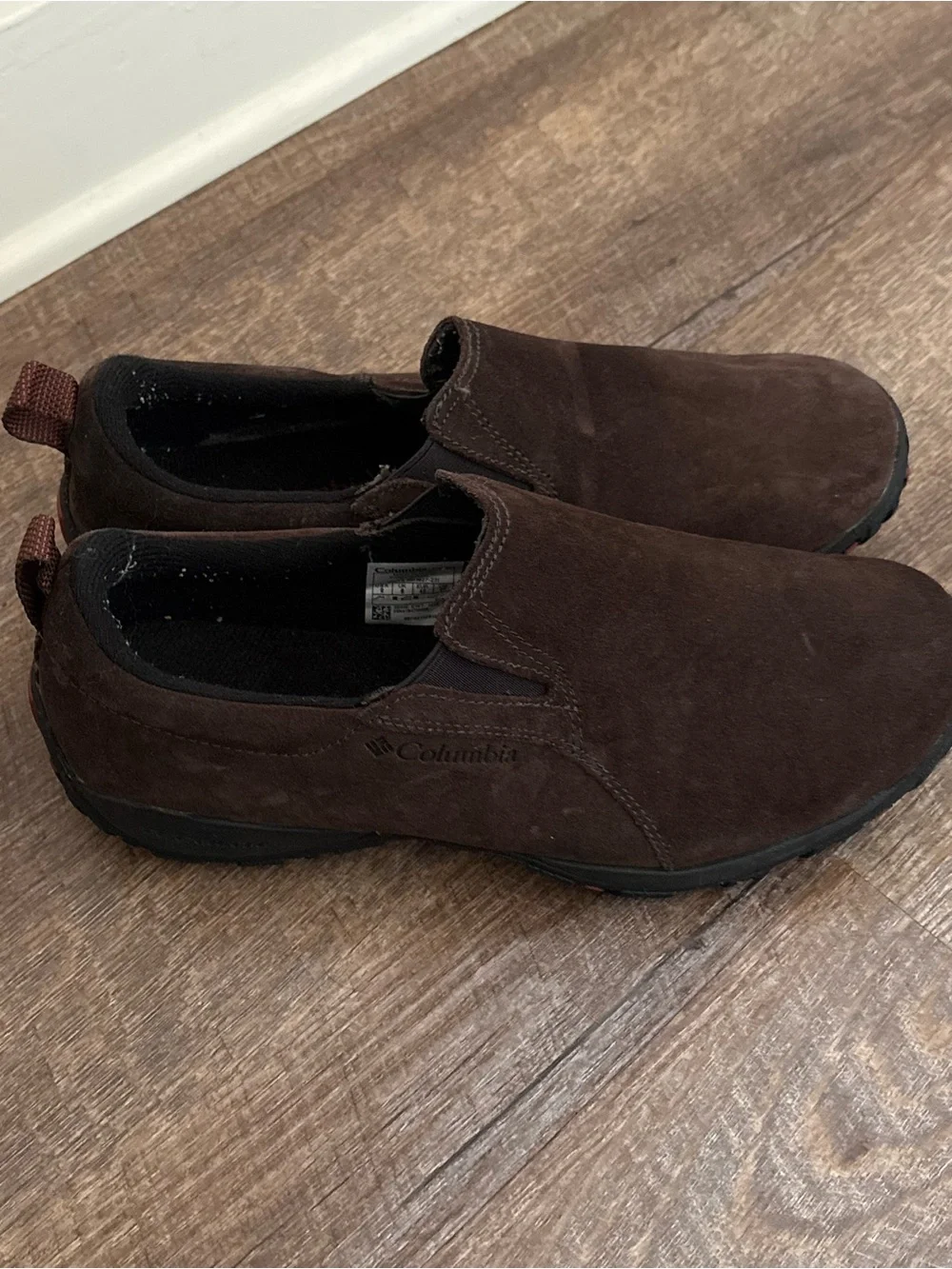 Columbia Brown Suede Slip-On Loafers